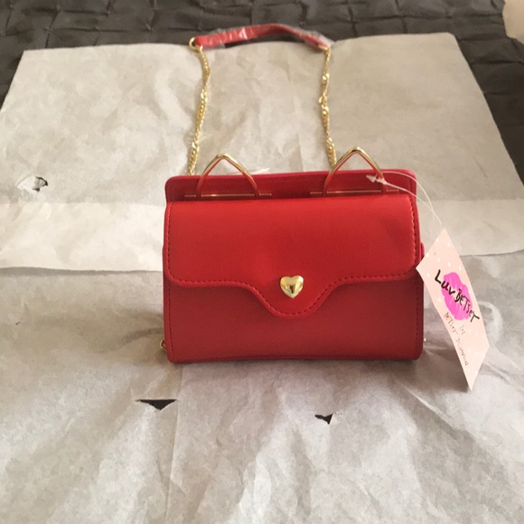 Betsey Johnson Red Crossbody Bag - Picture 5 of 7